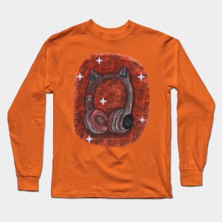 Sparkling Headphones Long Sleeve T-Shirt